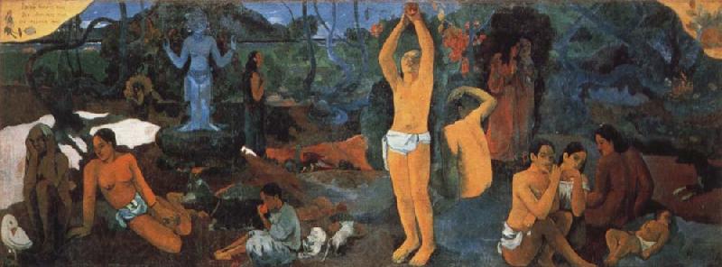 Paul Gauguin Wher kommen wir wer sind wir Wohin gehen wir Germany oil painting art